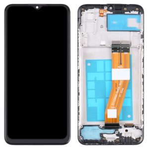 Galaxy A03 LCD Screen and Digitizer Full Assembly with Frame