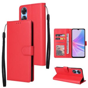 OPPO A78 5G Wallet Case with Lanyard