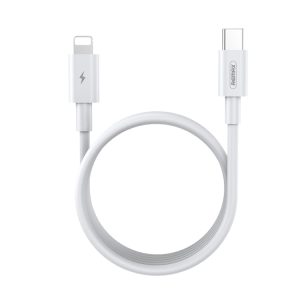 USB-C / Type-C to 8 Pin Interface Fast Charging Data Cable (White)